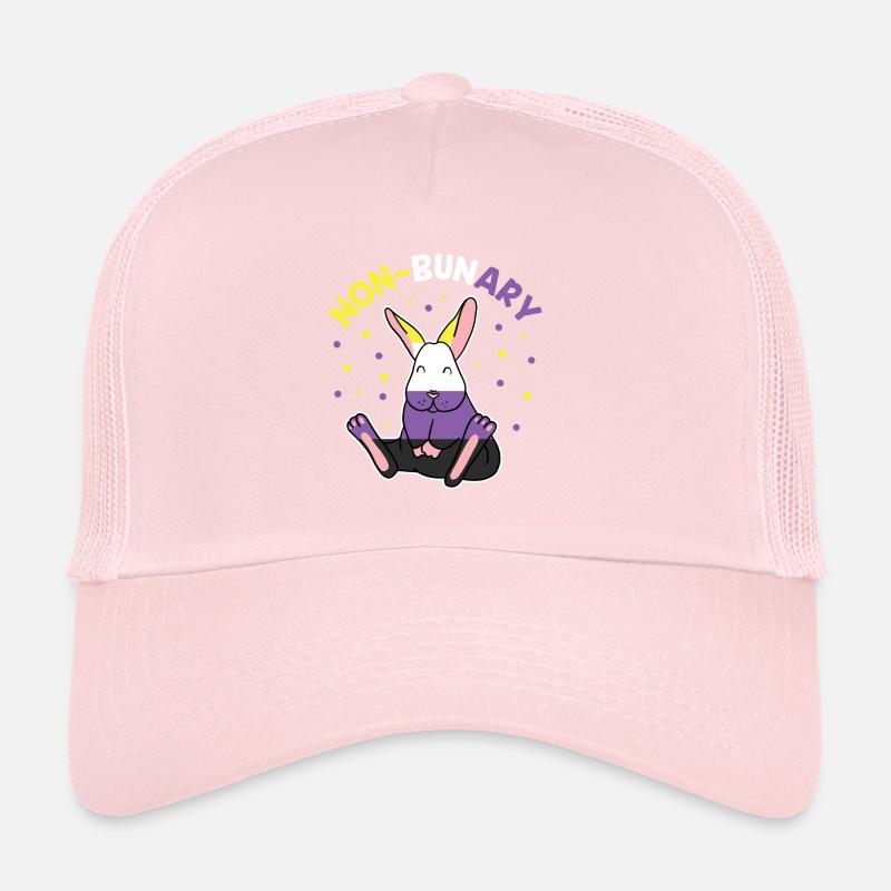 Nicht-Bunary Non Binary Genderqueer Pride Flagge Trucker Cap
