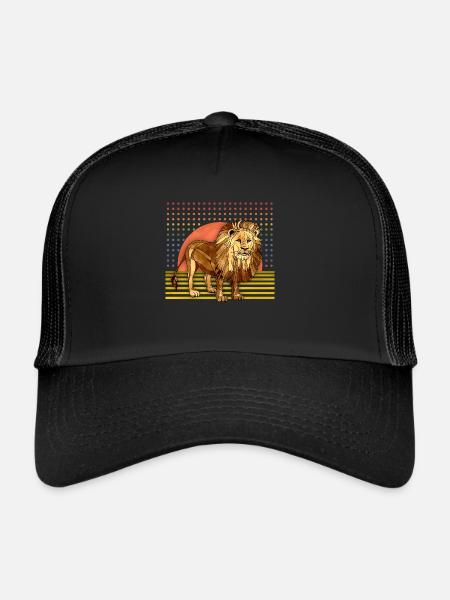 Löwe - Trucker Cap - Schwarz/Schwarz