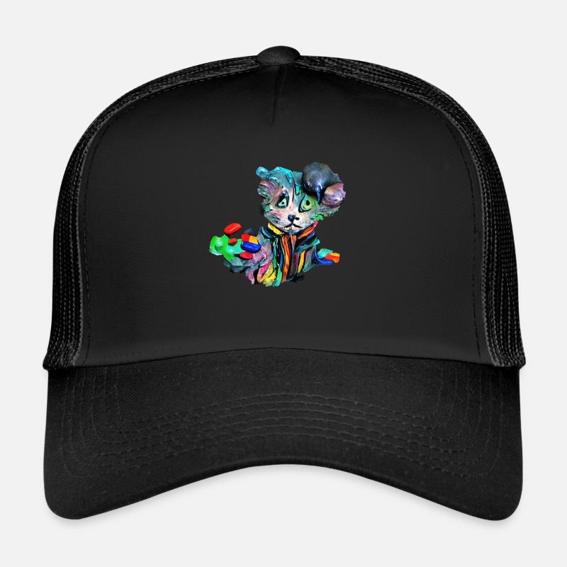 Colorful cat Trucker Cap