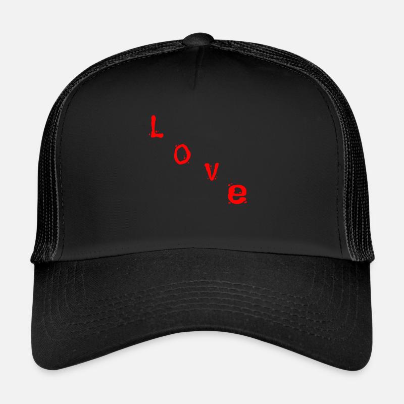 Love - Trucker Cap - black/black