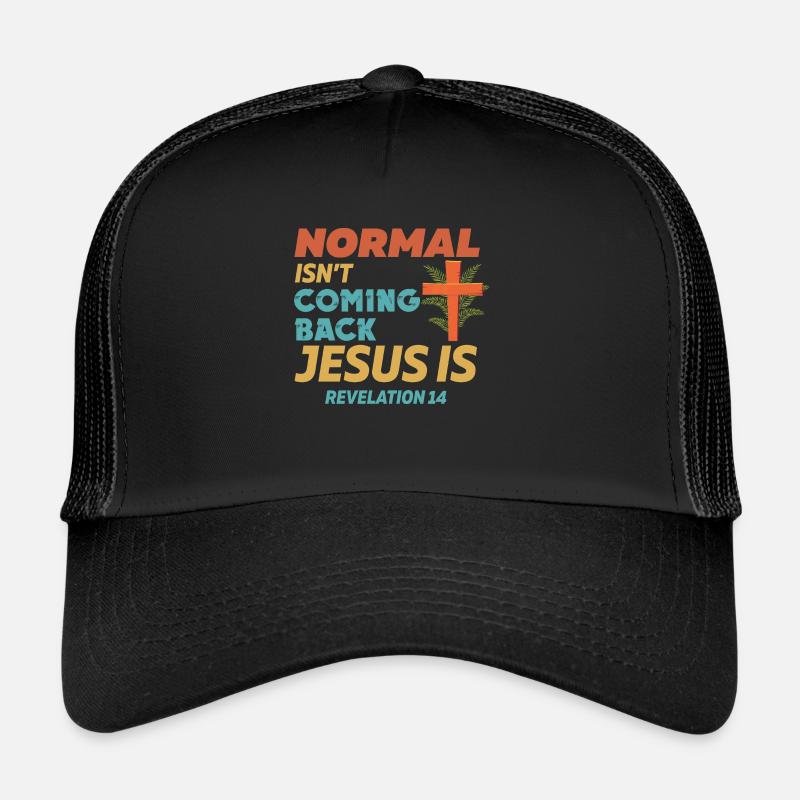 Only Jesus Comes Back Revelation 14 Trucker Cap