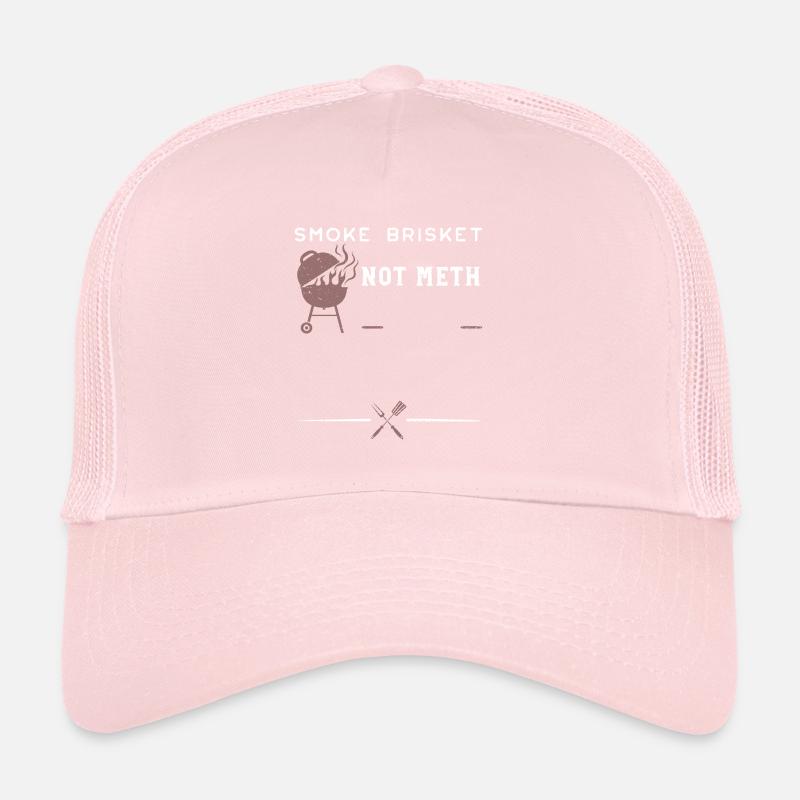 Poitrine de fumée pas de méthamphétamine - BBQ Casquette trucker 