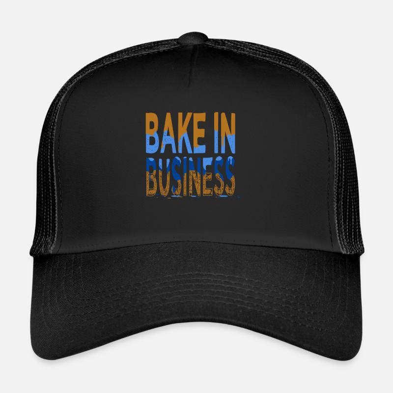 bday food prep cook present birthday present idea - Trucker Cap - Schwarz/Schwarz