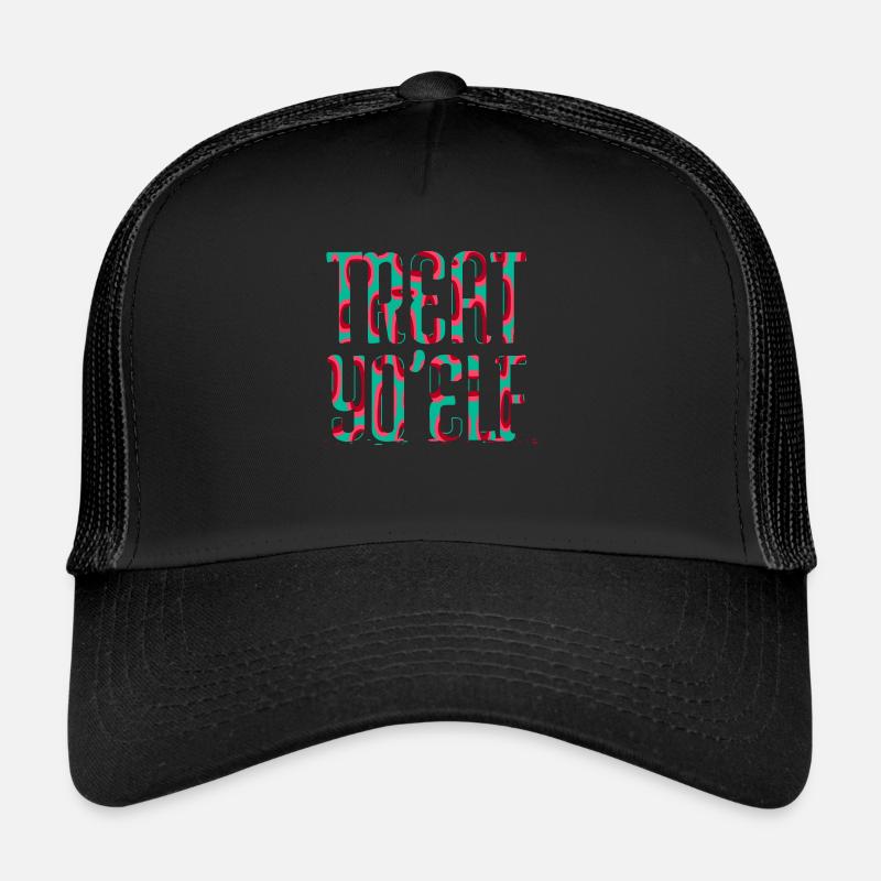 Funny present idea Bubaprints Christmas Beard Trucker Cap