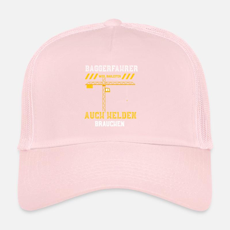 Baggerfahrer Weil Bauleiter Auch... Trucker Cap