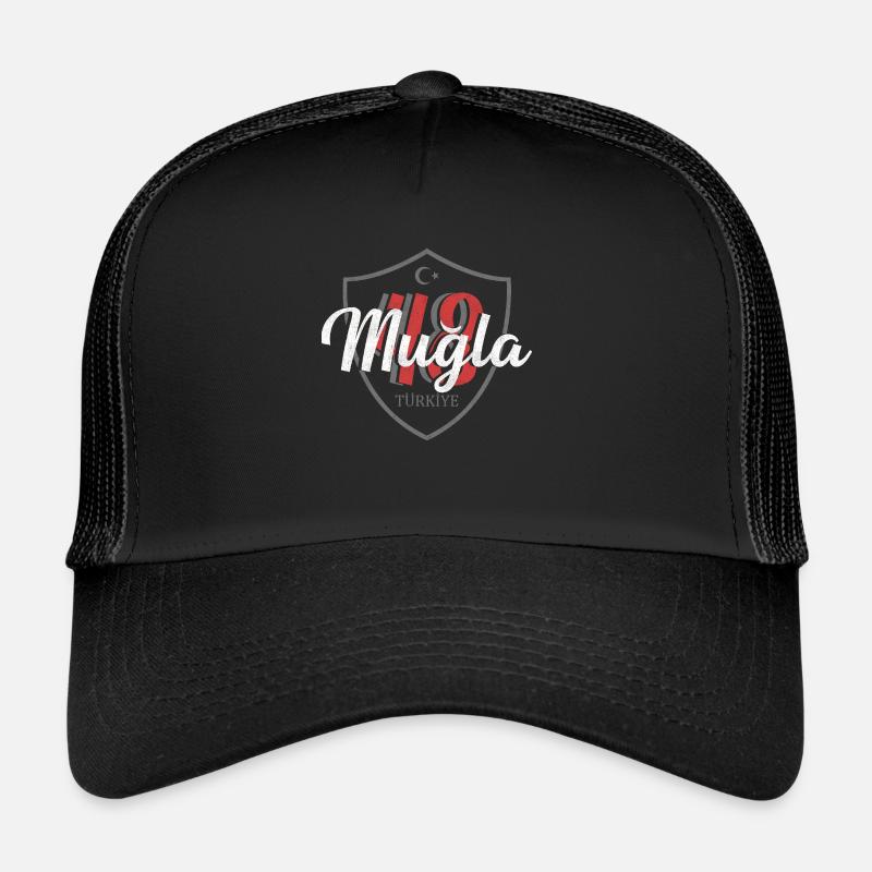 Mugla - Trucker Cap - Schwarz/Schwarz