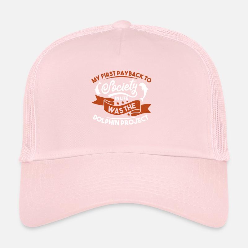 MON PREMIER JOUR DE RETOUR EN SOCIÉTÉ A ÉTÉ LES DAUPHINS Casquette trucker 