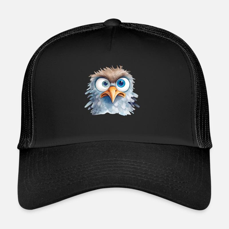 Aquarelle d’aigle Aquarelle Casquette trucker 