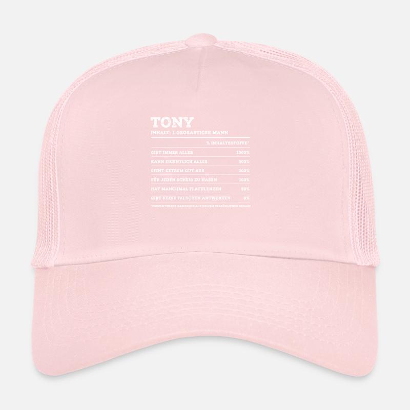 Tony Great Man Prénom Casquette trucker 