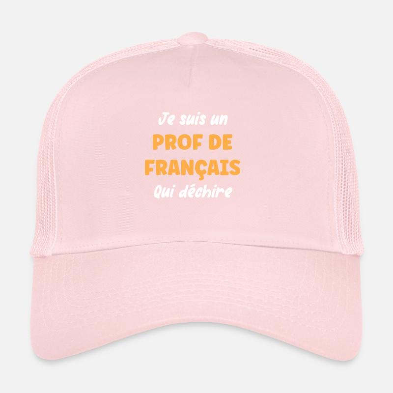 Prof de français Casquette trucker 
