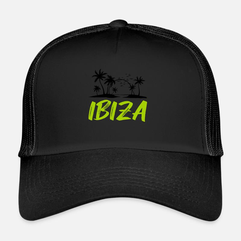 Ibiza - Trucker Cap - black/black