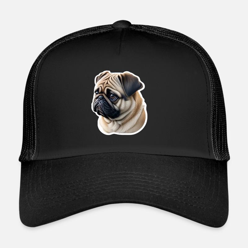 Carlin - Casquette trucker  - noir/noir