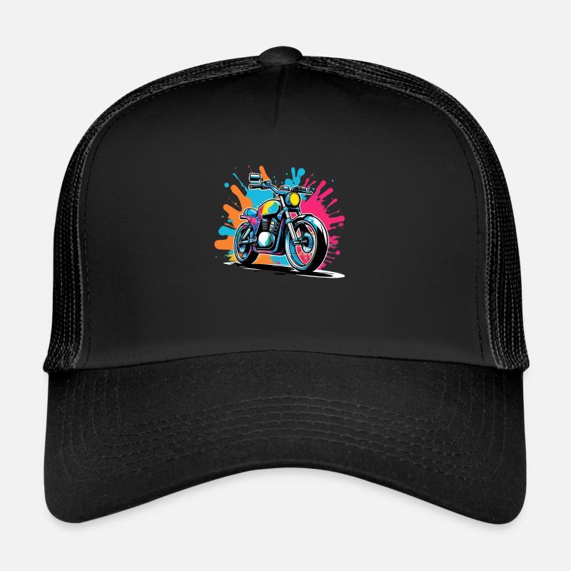 moto vintage style retro - graffiti Casquette trucker 