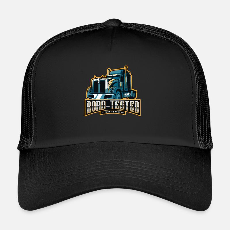 Road Tested - Trucker Cap - black/black