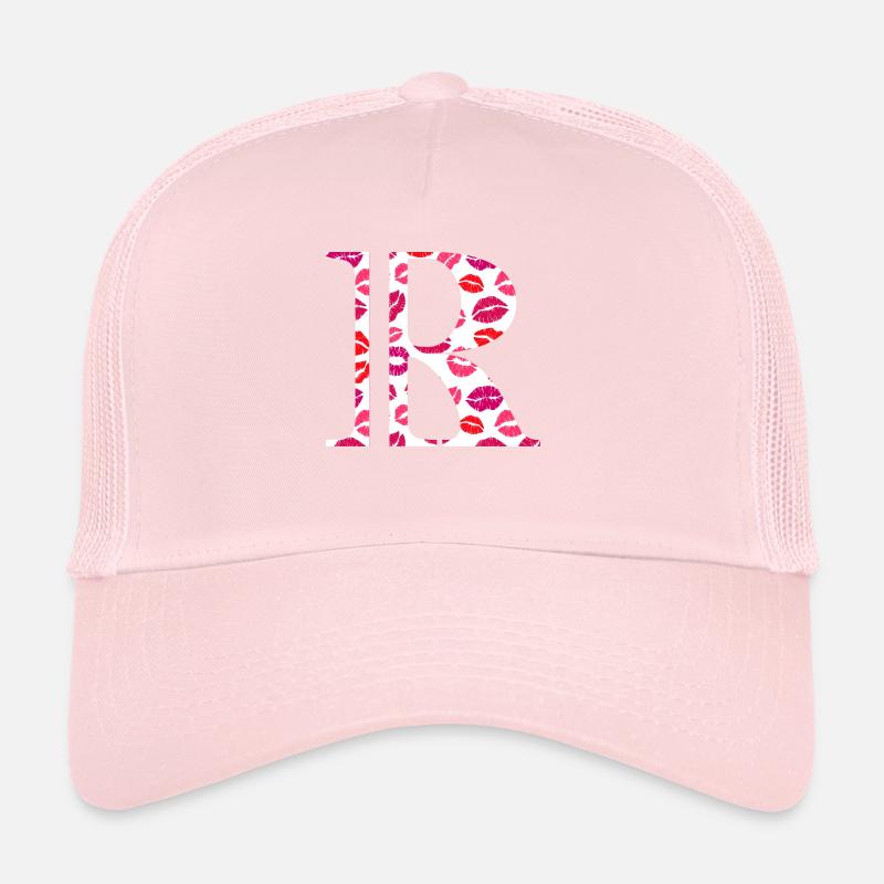 Lettre r bisous Casquette trucker 