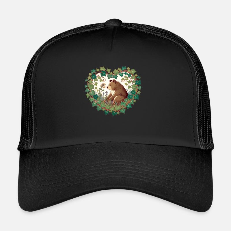 Ours brun Casquette trucker 