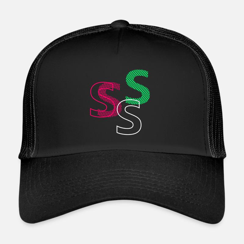 S Letter Trucker Cap