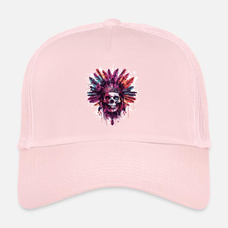 Chef de crâne indien Casquette trucker 