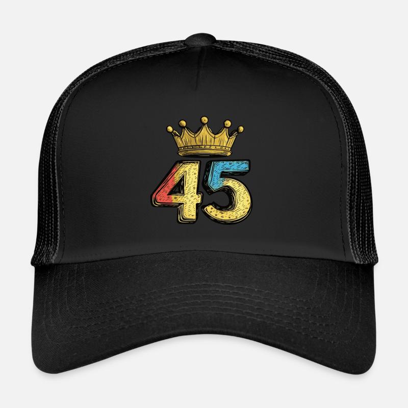 Couronne à 45 chiffres Casquette trucker 