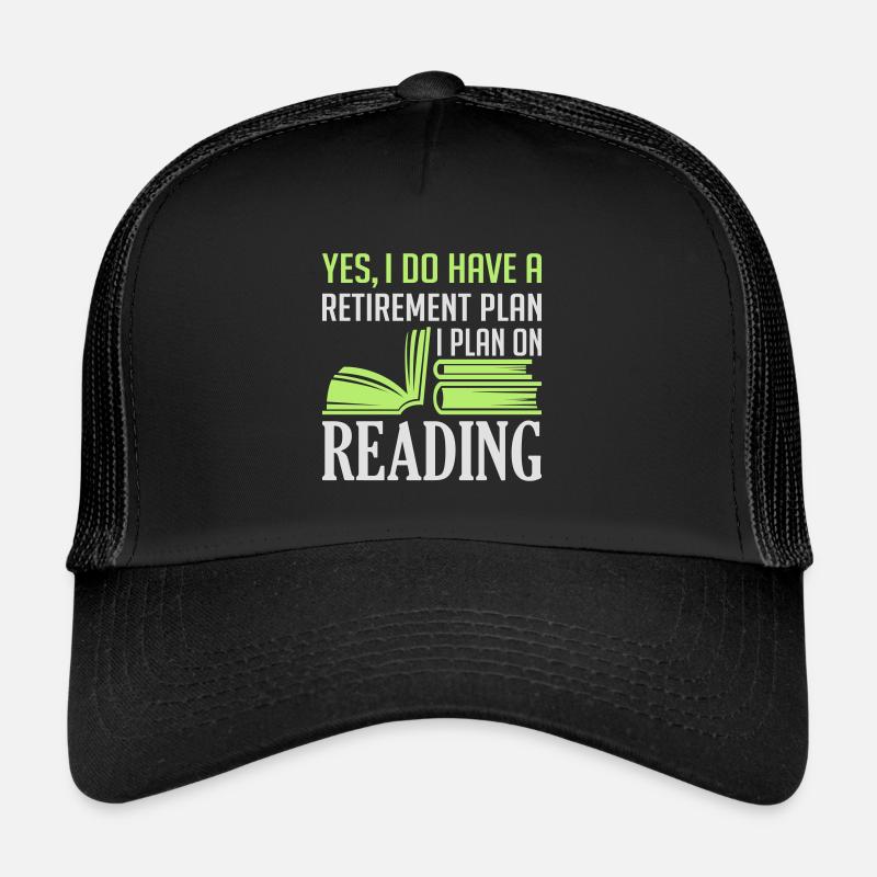 Plan sur la lecture Casquette trucker 