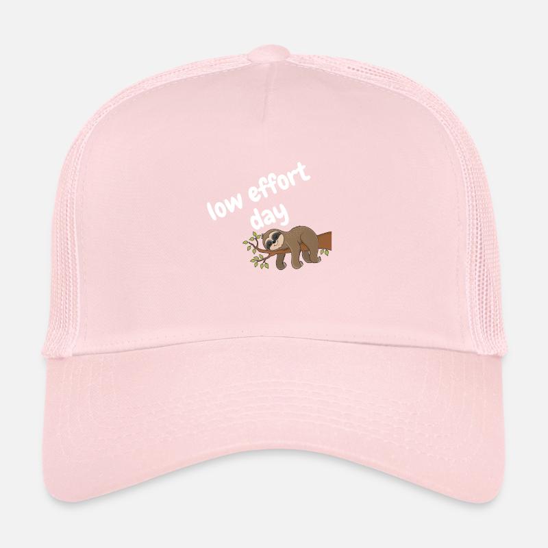 low effort day Trucker Cap