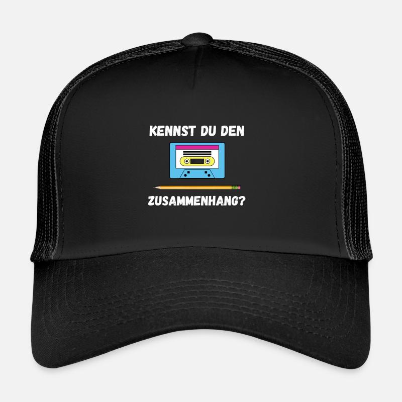 Stift Kassette - Trucker Cap - Schwarz/Schwarz