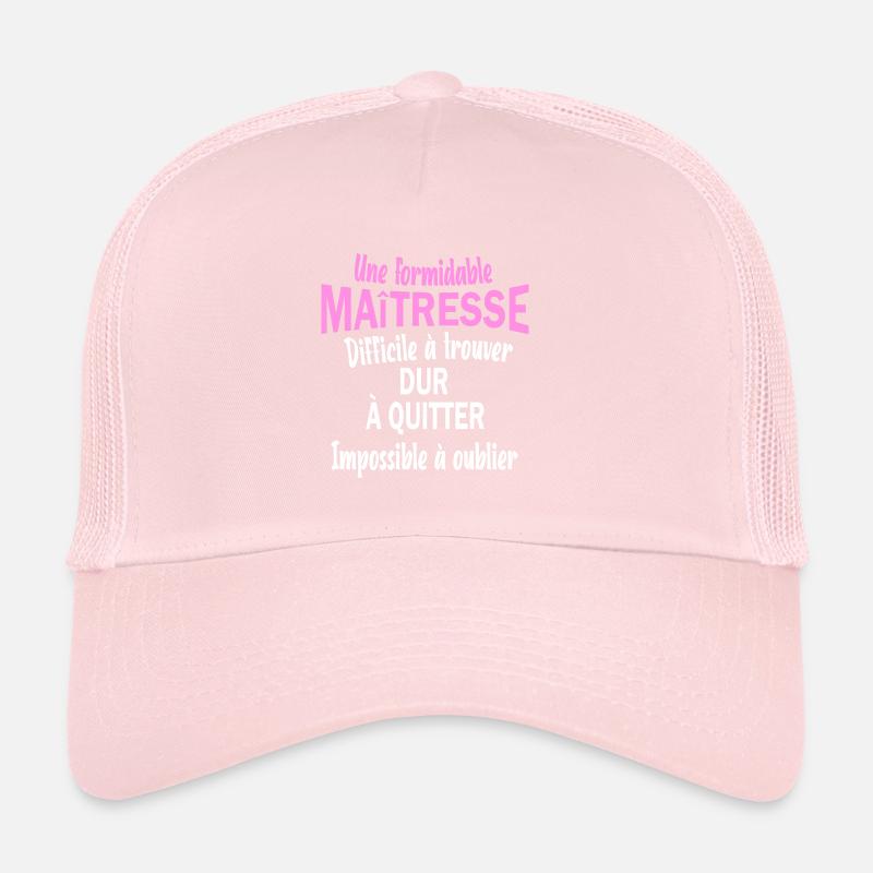 Une formidable maitresse difficile à trouver Casquette trucker 