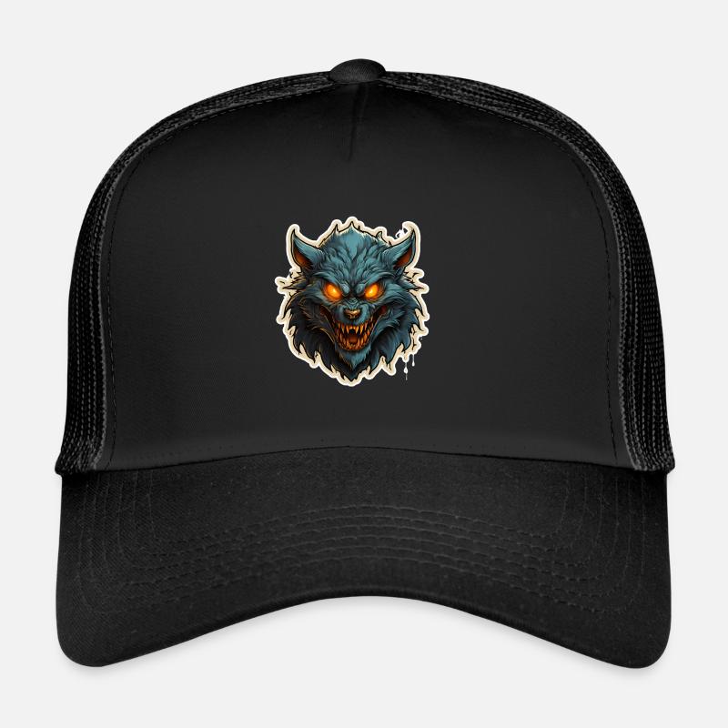 Halloween Werewolf Trucker Cap