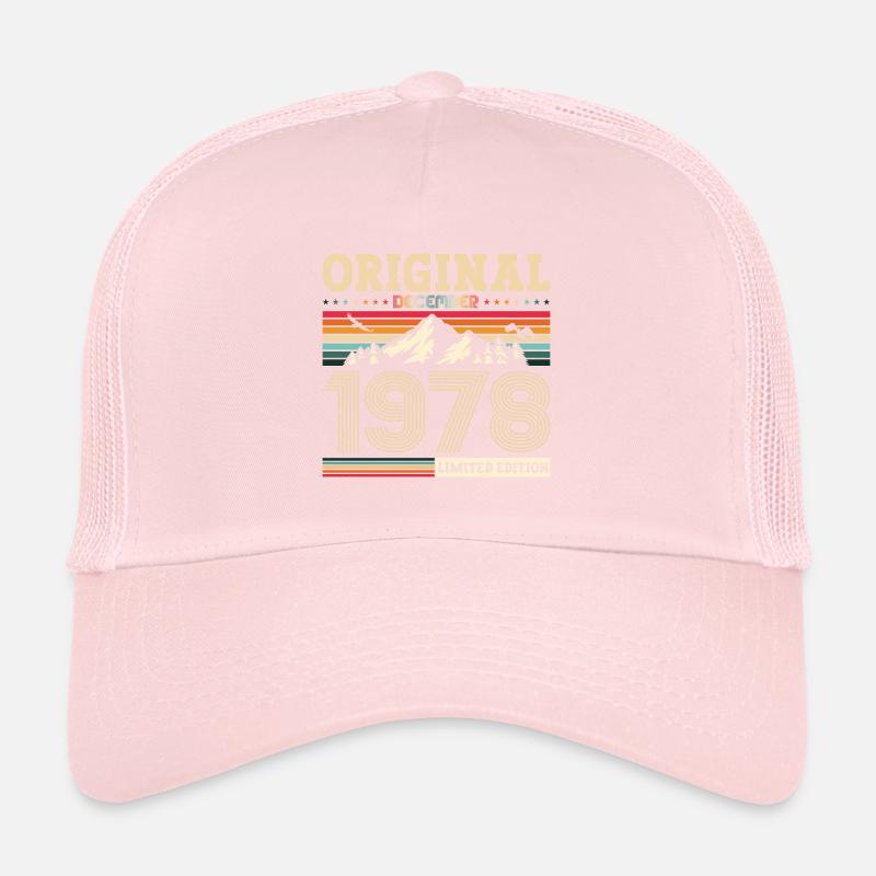 45e anniversaire Original Décembre Vintage 1978 Casquette trucker 