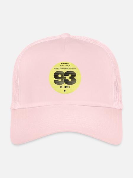 Vignette automobile 1993 - Casquette trucker  - rose pâle - Devant