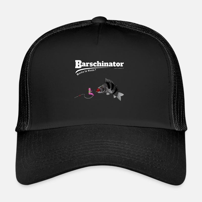 Barschinator - Barsch Angeln - Fishyworm Trucker Cap