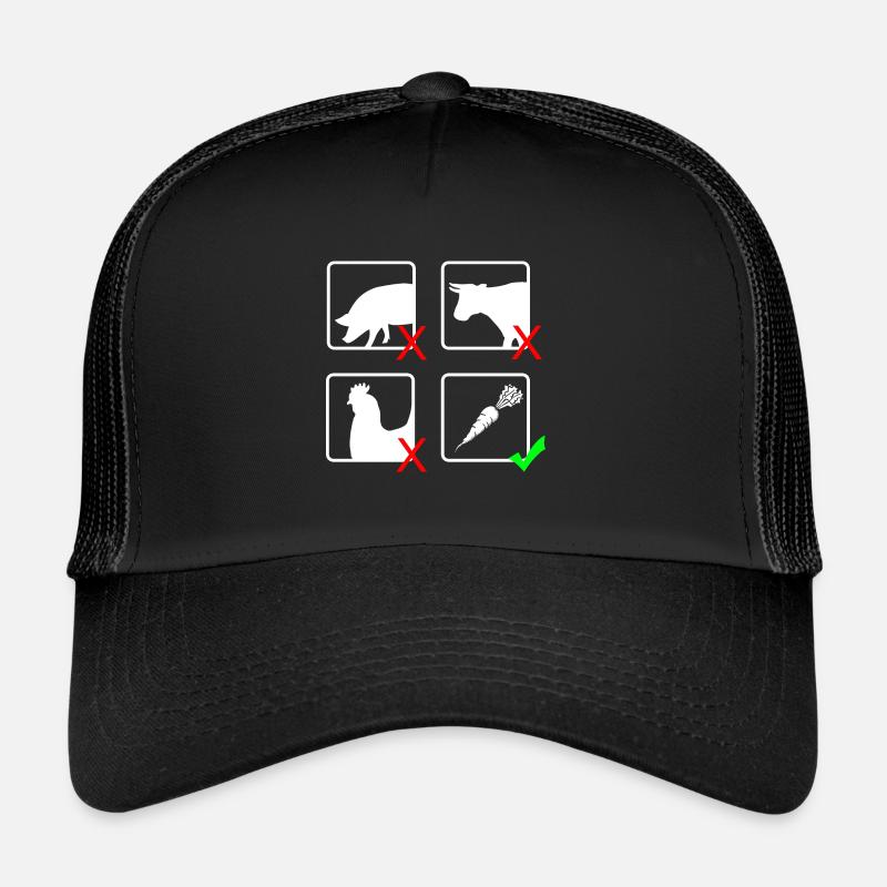 Karotte - Trucker Cap - Schwarz/Schwarz