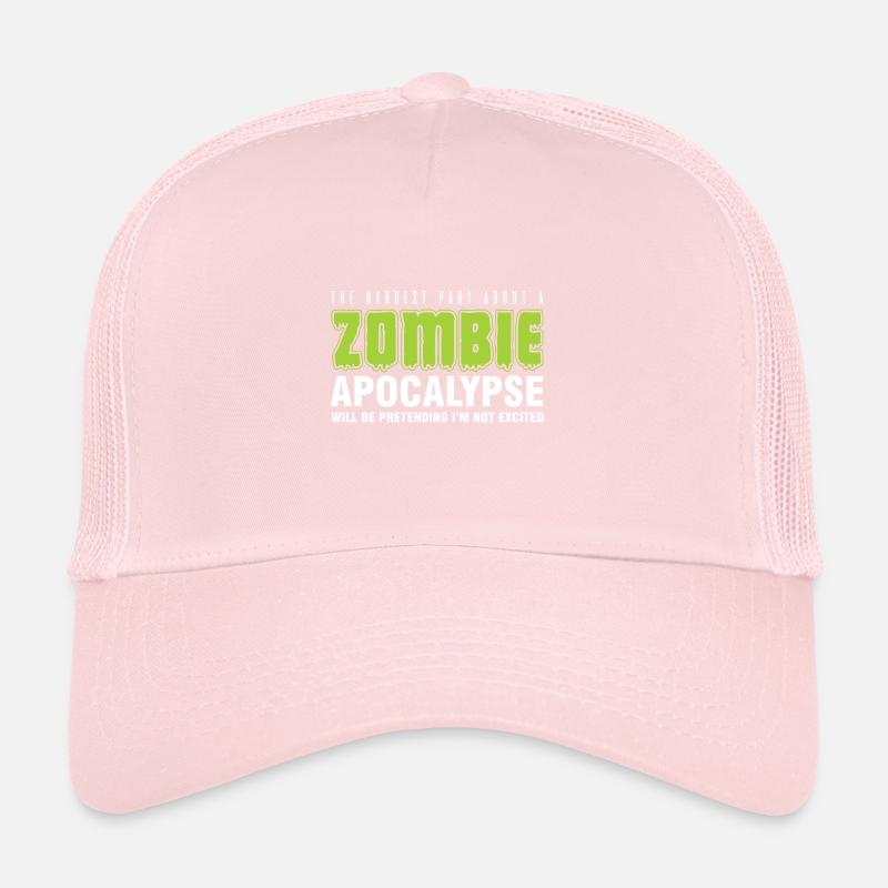 Zombie apocalypse Trucker Cap