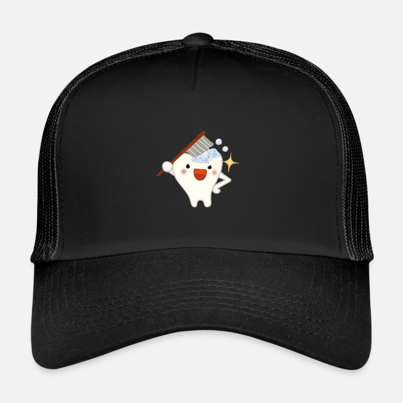 teeth - Trucker Cap - black/black