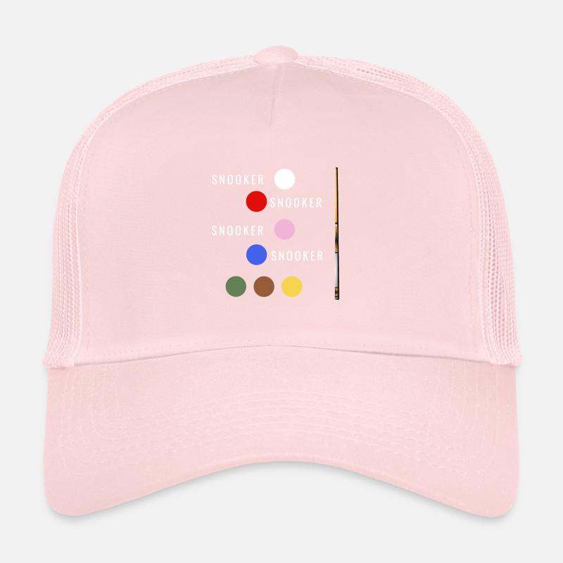 Snooker Design Billiards Trucker Cap