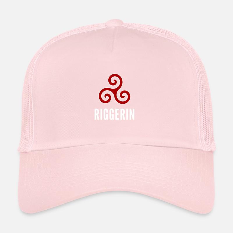 "Riggerin '- dark textiles Trucker Cap