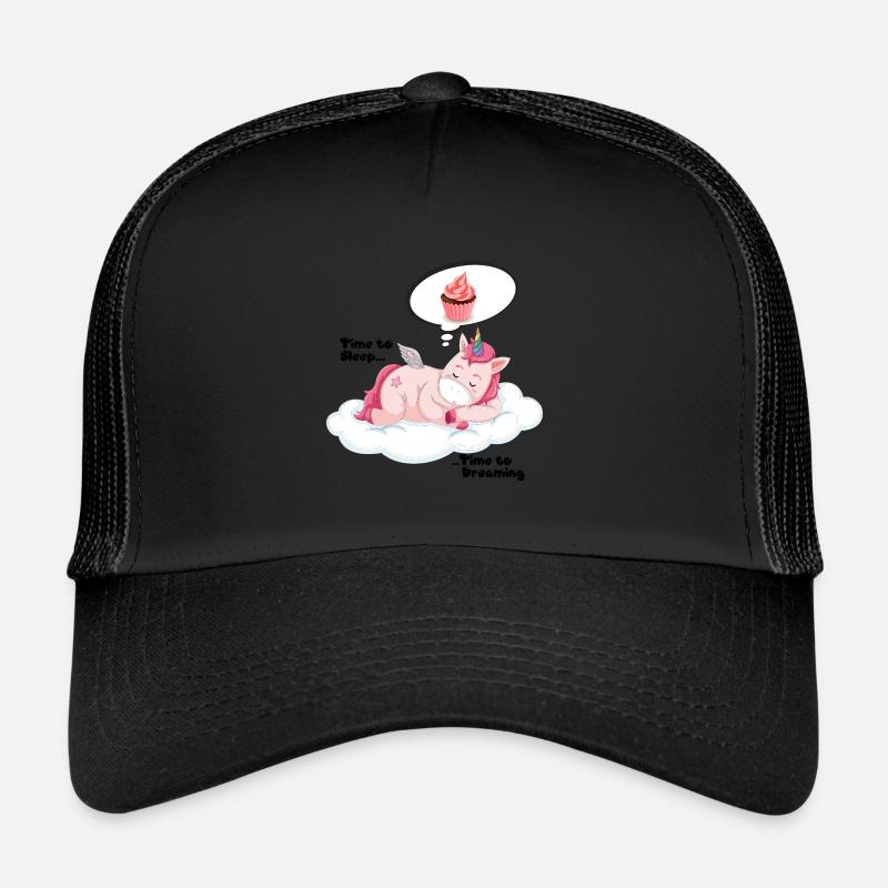 Einhorn schlafen traeumen Trucker Cap