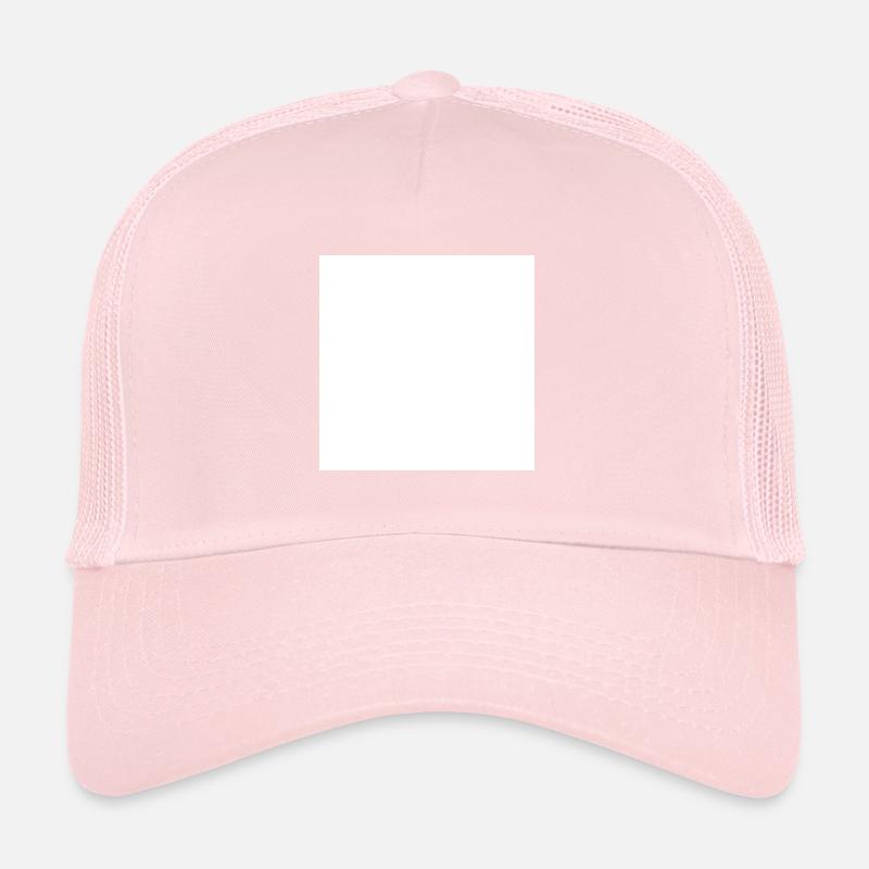 White Square Empty Trucker Cap