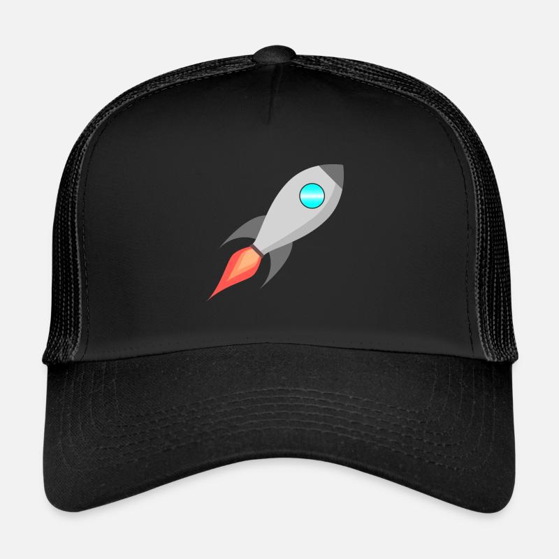 Rakete Rocket space Raumfahrt Trucker Cap
