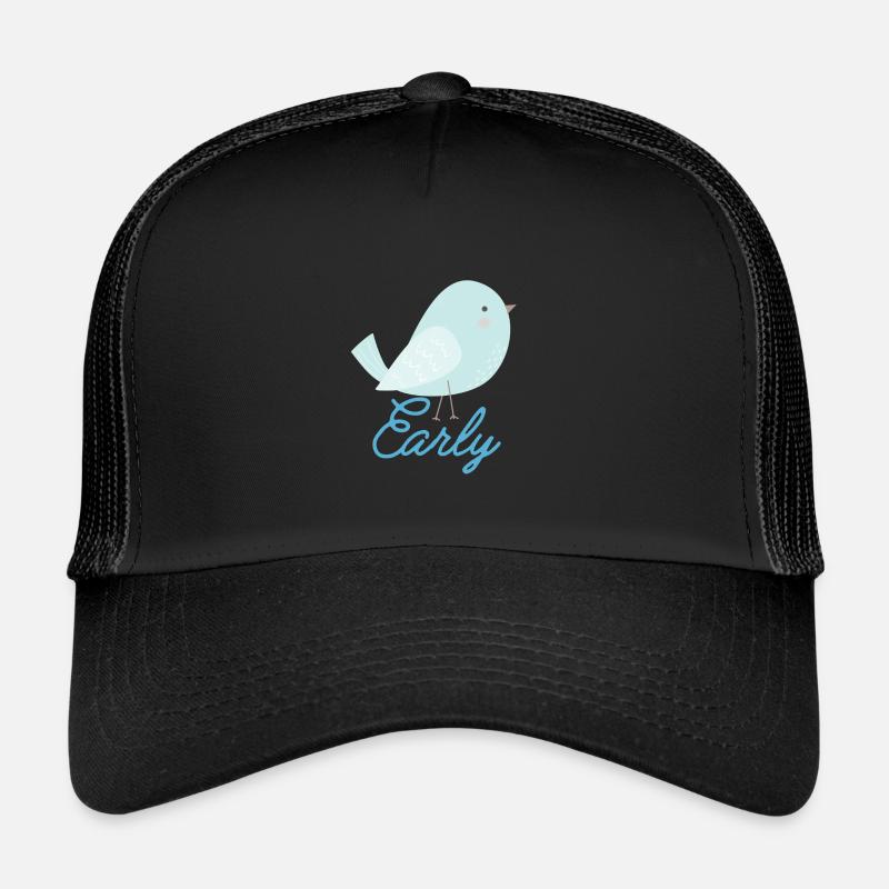 Eearly Bird Frueher Vogel Süß Cute Trucker Cap