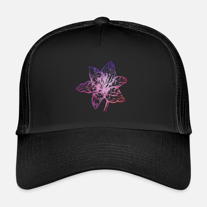 Edelweiß - Trucker Cap - Schwarz/Schwarz