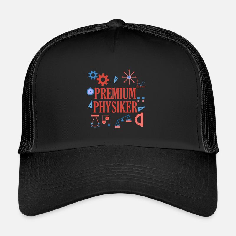 Physique - Casquette trucker  - noir/noir