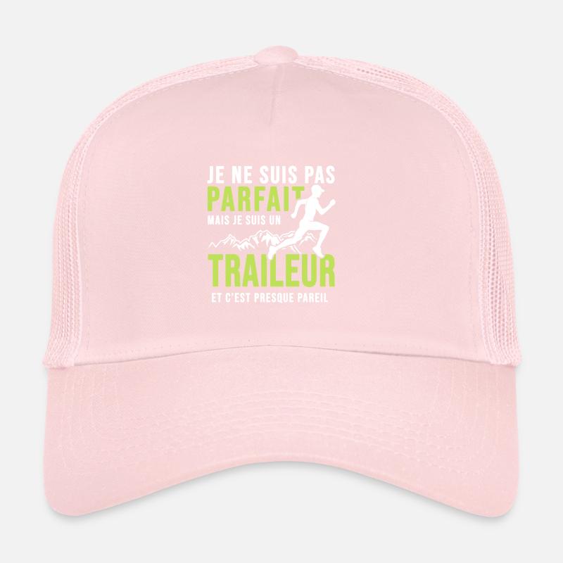 traileur pas parfait trail ultra course à pied Casquette trucker 