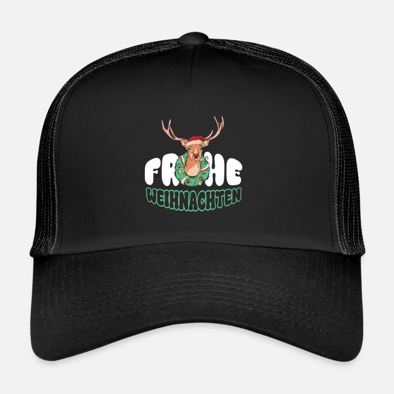 Frohe Weihnachten Trucker Cap