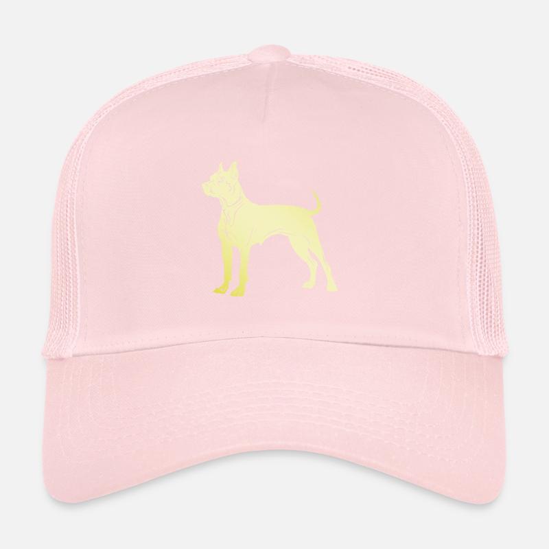 Silhouette de chien Pit Terrier Casquette trucker 