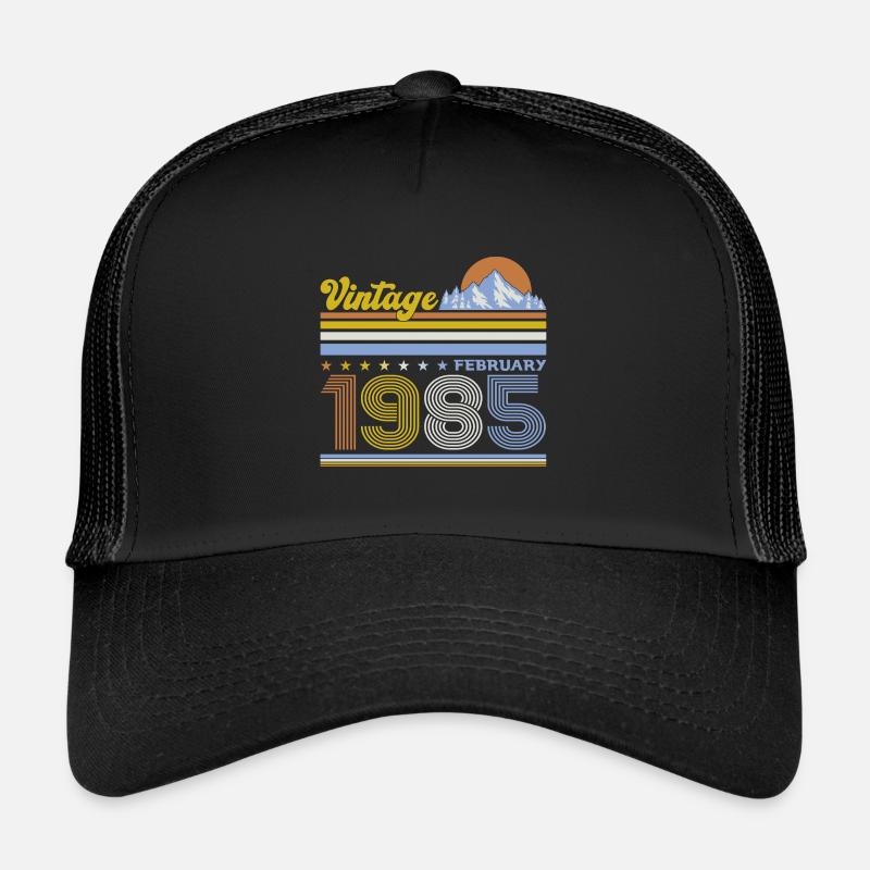 40. Geburtstag Geschenk Mann Original Februar 1985 Trucker Cap