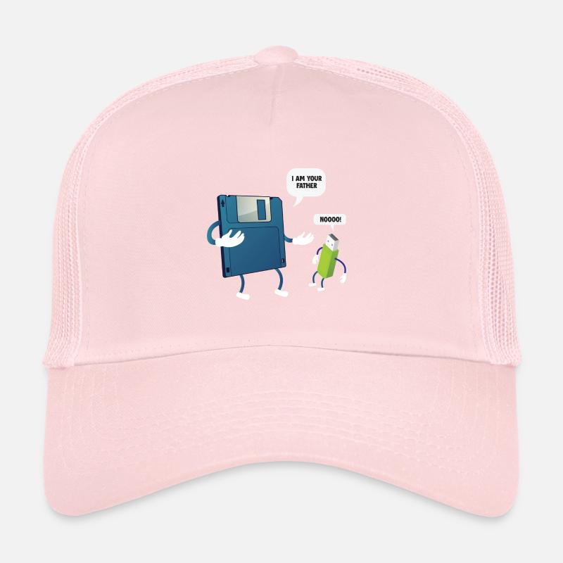 Father _ Son Floppy Disk ... Programmers & Nerd Trucker Cap