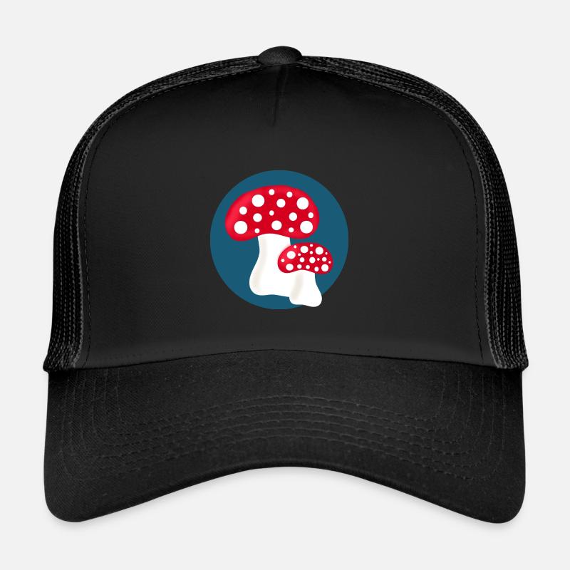 Fliegenpilz, Pilz im Wald Geschenk Trucker Cap
