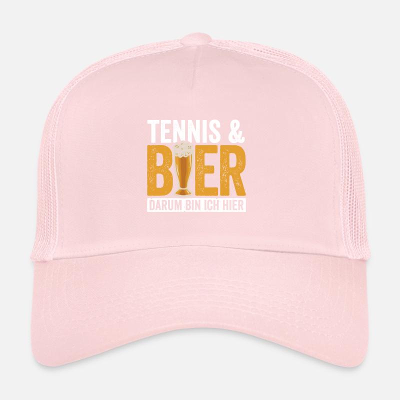 Tenis & Bier darum bin ich hier Trucker Cap
