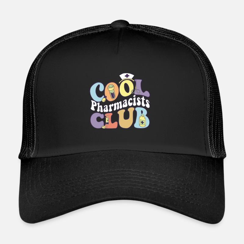 Cool Pharmacists Club Pharmacologist Practitioner Trucker Cap